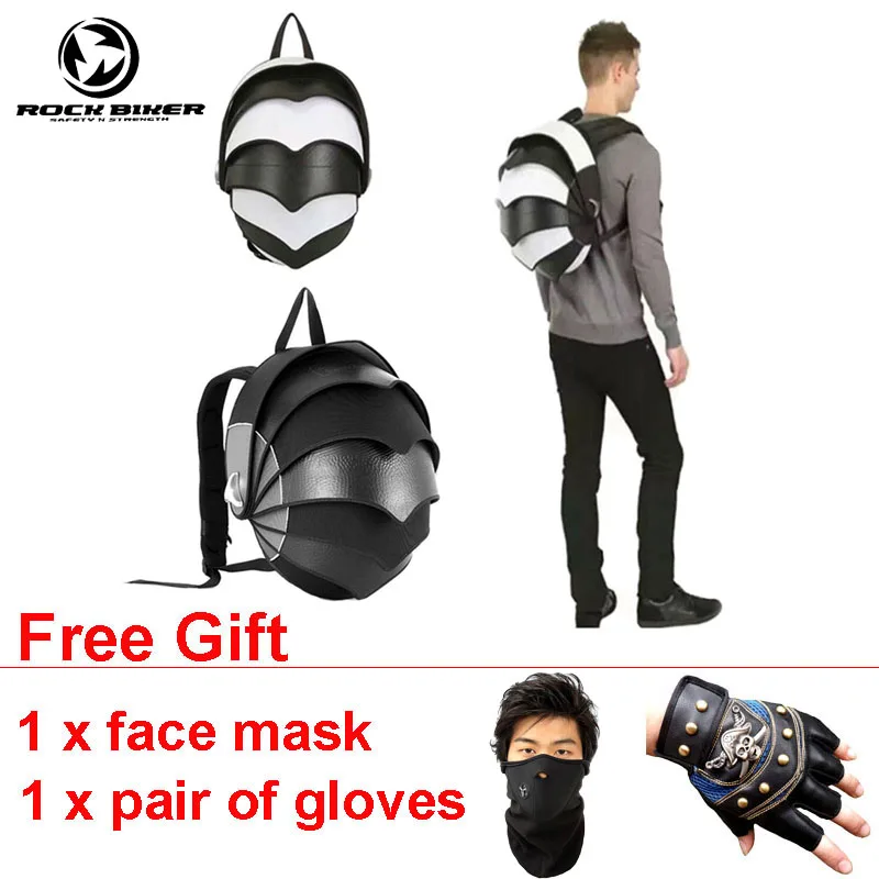 

ROCK BIKER New Hard Waterproof Motorcycle Backpack Alforjas Mochila Moto Alforge Motorcycle Bag Helmet Bag Mochila Motoqueiro