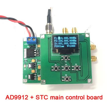 

AD9912 sweep frequency GSPS frequency 1HZ-400MHZ sine wave output DDS Signal Source Generator Module STC main control board