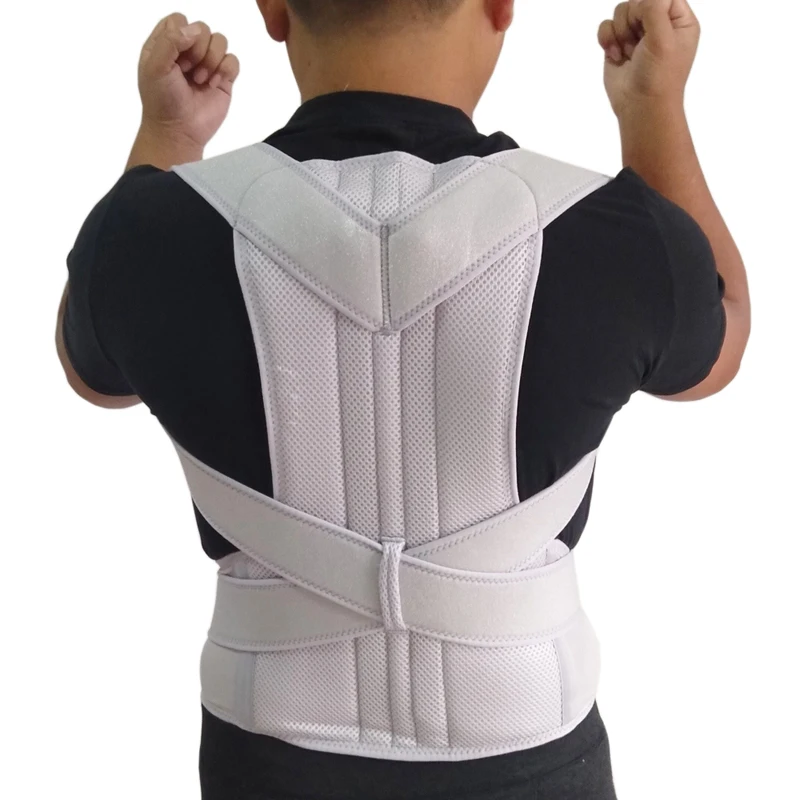  Male Female Adjustable Posture Corrector Corset Back Brace Back Belt Lumbar Support Straight Correc