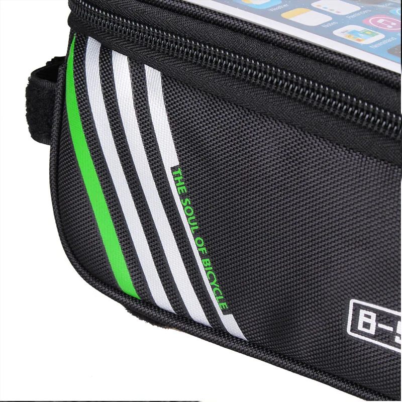 Clearance Bicycle Bag phone Bike Bags Rainproof Touch Screen Bags MTB Frame Front Tube Road 5.0-5.7 inch Phone Bag Cycling Equipment 2