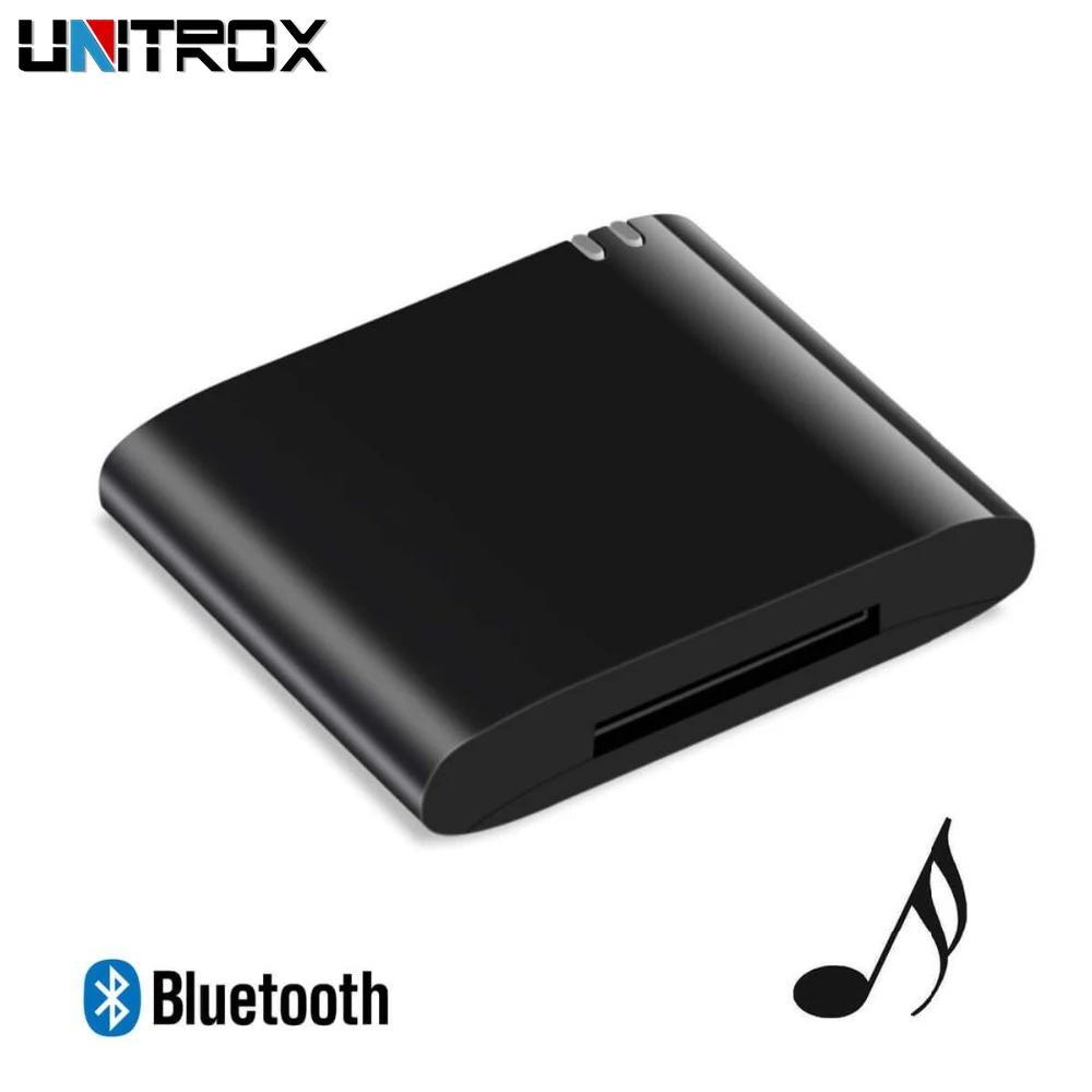 

Hot Selling Portable 30 Pin Wireless Bluetooth Music Receiver Dock Audio Adapter Stereo a2dp For Bose Sounddock Speaker Boombox