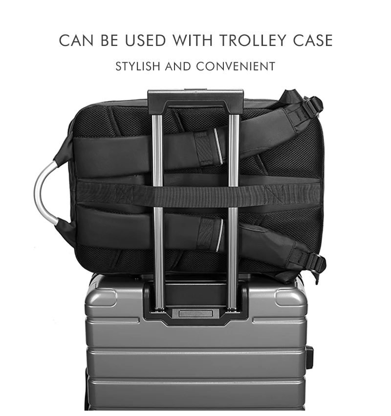 Многофункциональный ноутбук рюкзаки Для Мужчин's Бизнес Mochila зарядка через usb рюкзак Водонепроницаемый большой емкости путешествия рюкзак