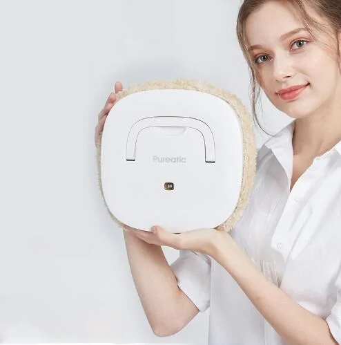 

2018 Newest Intelligent Mopping Robot Wet And Dry Use 2 Colors USB Electric Vacuum Cleaner Robot With Free Mops Aspirador