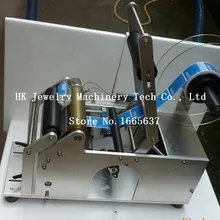 Полуавтоматическая круглая бутылка маркировка машина этикетировочная