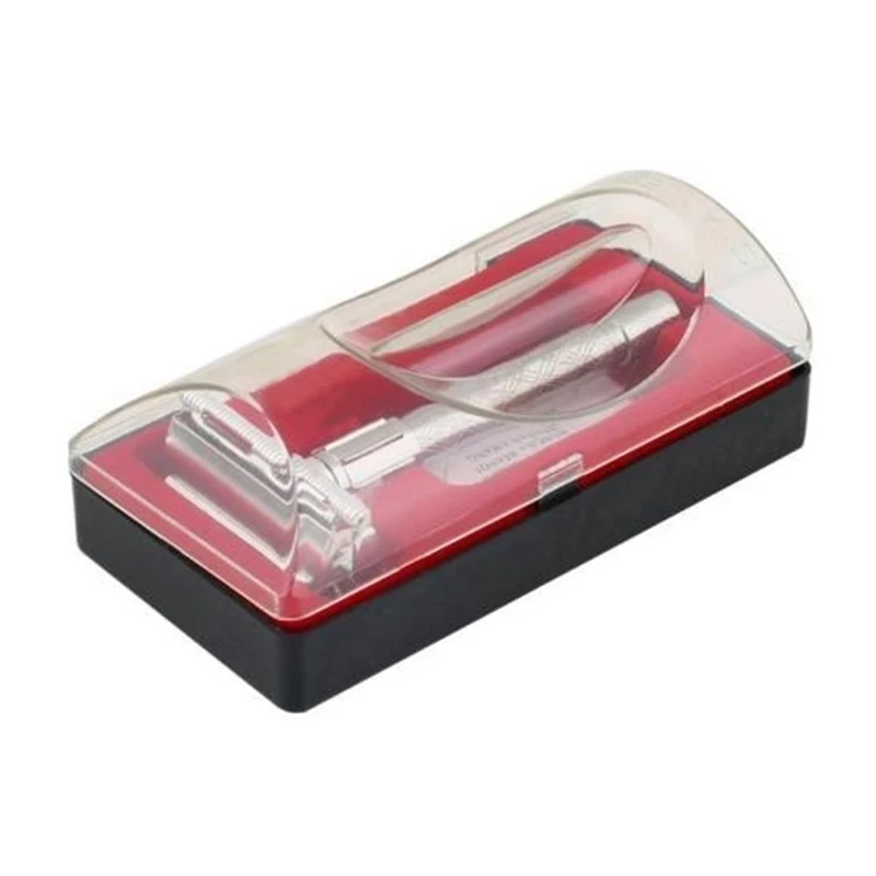

New Blade Silver Men Safety Manual Beard Shaver Double Edge Blade Hair Razor JIU55