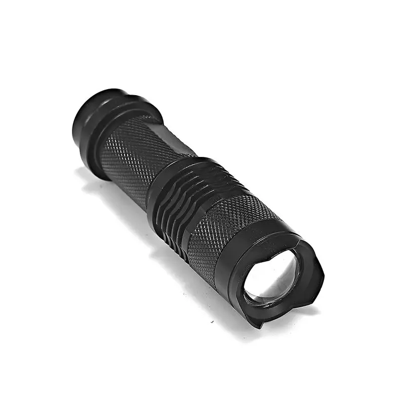 500 шт. мини УФ светодиодный фонарь CREE Q5 AA 14500 батарея Zommable лагерь тактический флэш