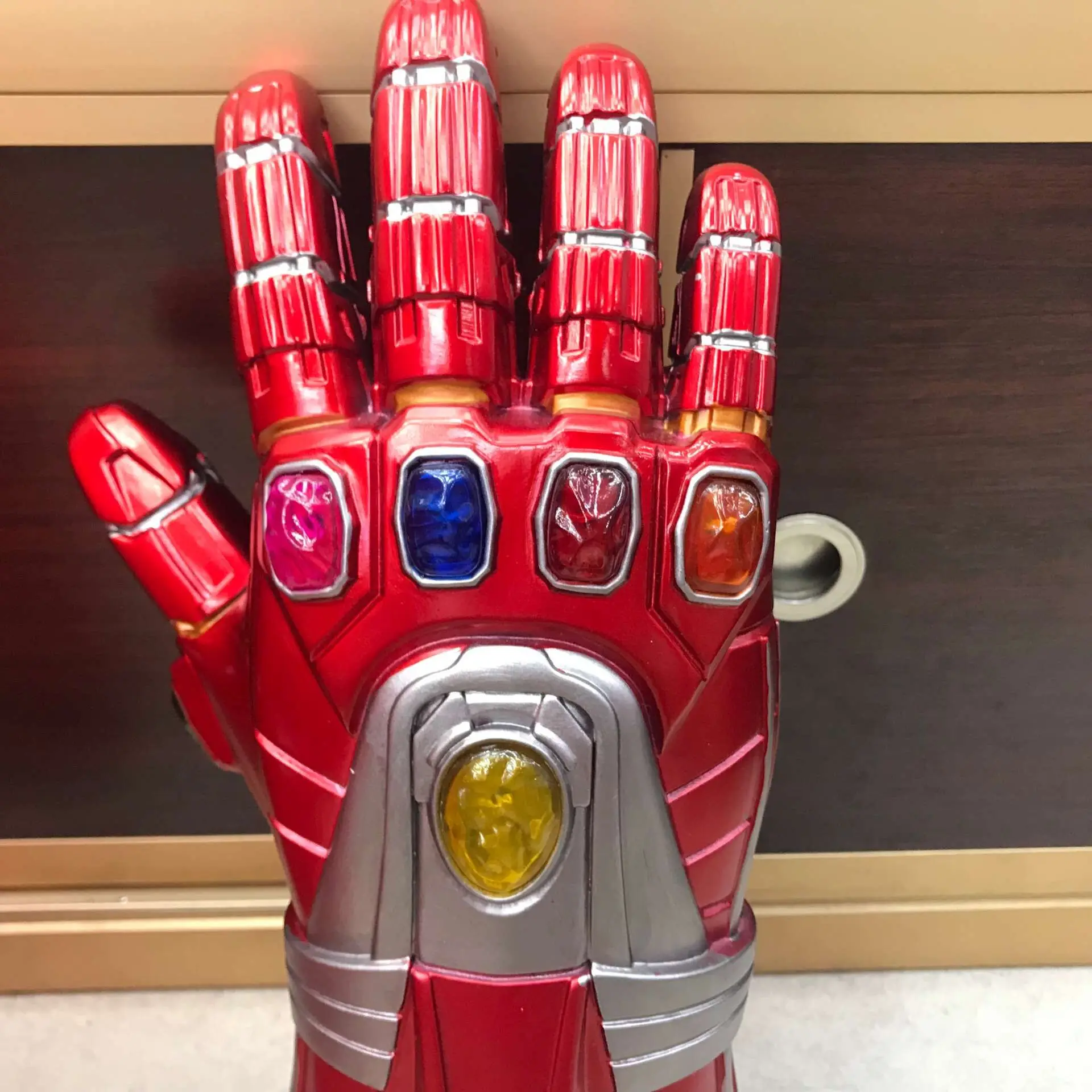 40 см Мстители Endgame Железный человек NANO GAUNTLET особенности дышащие светодиодные