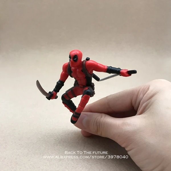 Marvel Superheld Figur X-Men Deadpool PVC Mini Figuren Spielzeug Sammlung Xmas 