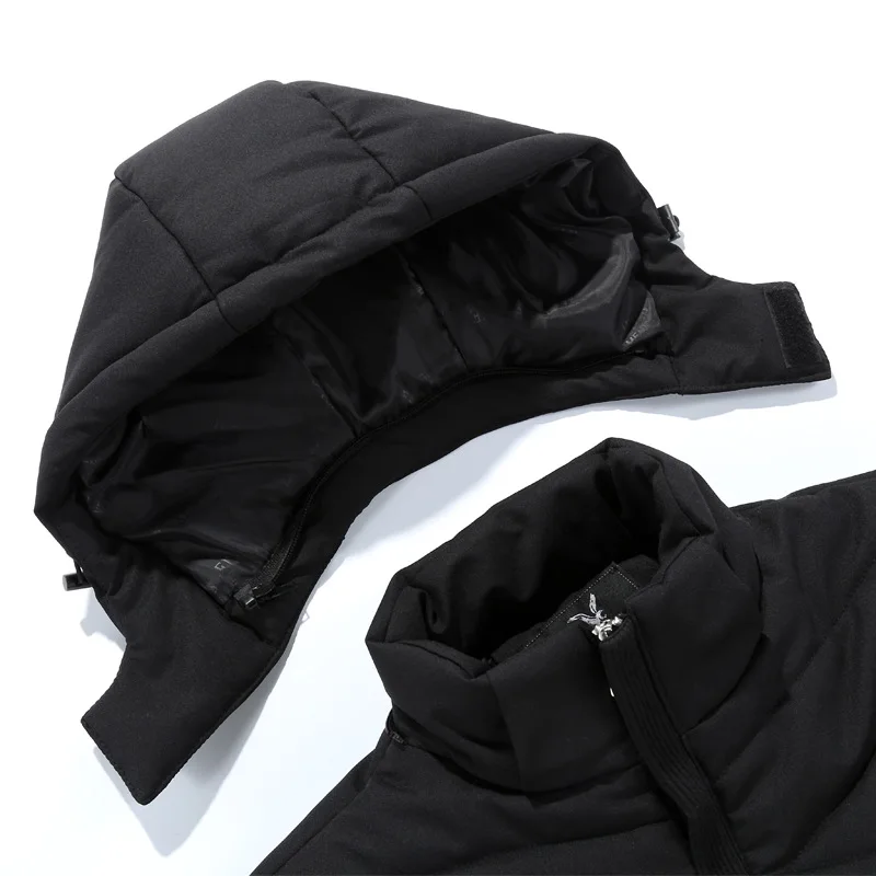 Мужская короткая куртка с капюшоном Kepi теплая Толстая парка со съемным для зимы