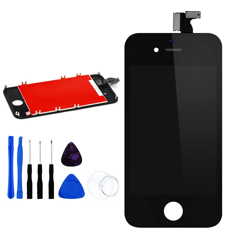 ЖК дисплей для iPhone 4 4s 5 5c 5s 6 сенсорный экран дигитайзер в сборе без битых пикселей