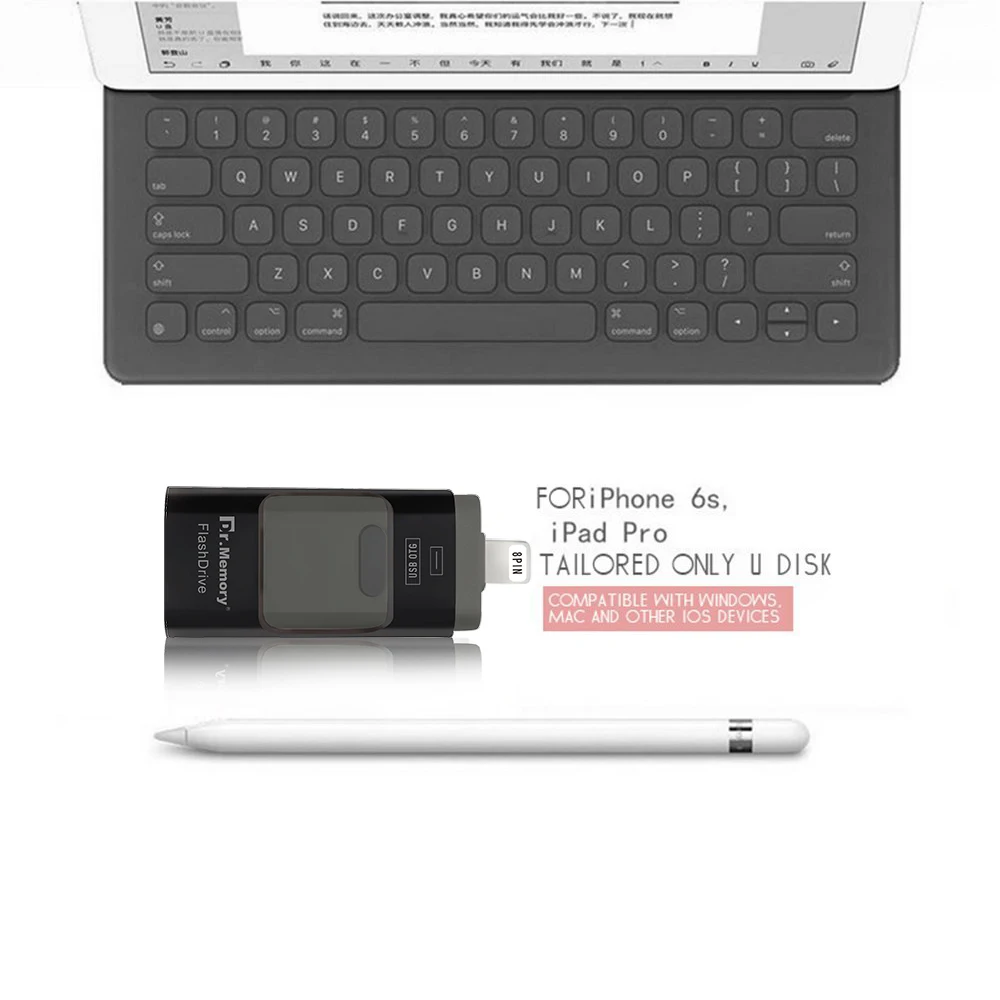 Флеш накопитель 3 в 1 флеш OTG 64 ГБ для Iphone 6s 7 plus usb 32 android 16 u диск планшета samsung sony|u