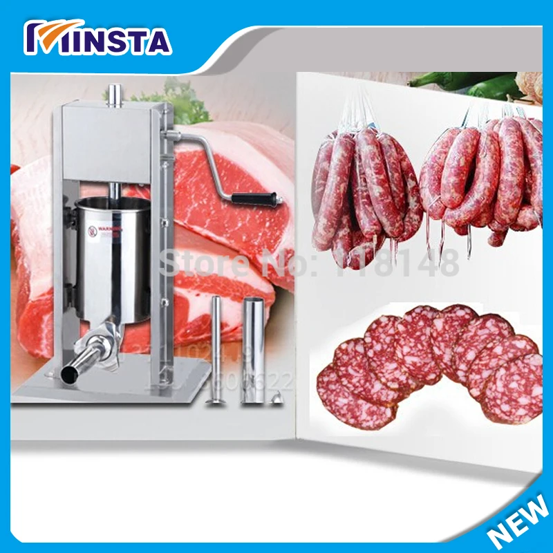 Vertical Stainless Steel Sausage Stuffer Salami Maker Filler Machine
