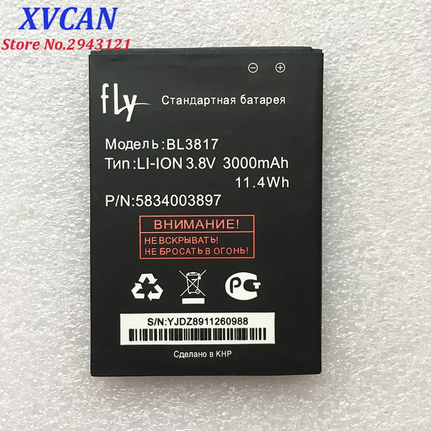 Высокое качество для FLY BL3817 новый мобильный телефон оригинальный литиевый