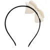Bandeau avec strass blanc en perles pour filles, bandeau avec nœuds pour cheveux, accessoires pour cheveux, cadeau ► Photo 2/6