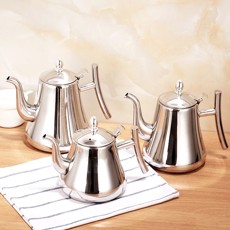 

Stainless Steel Coffee Percolator Teapot Drip Coffee Kettle Coffeemaker Makes delicious perfectly brewed coffee Suit Microwave
