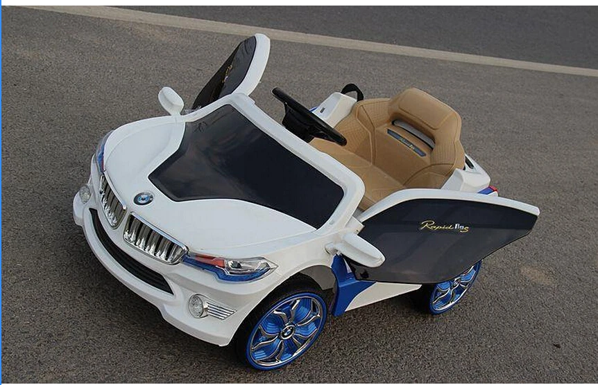 Four children electric car baby stroller can take remote control toy