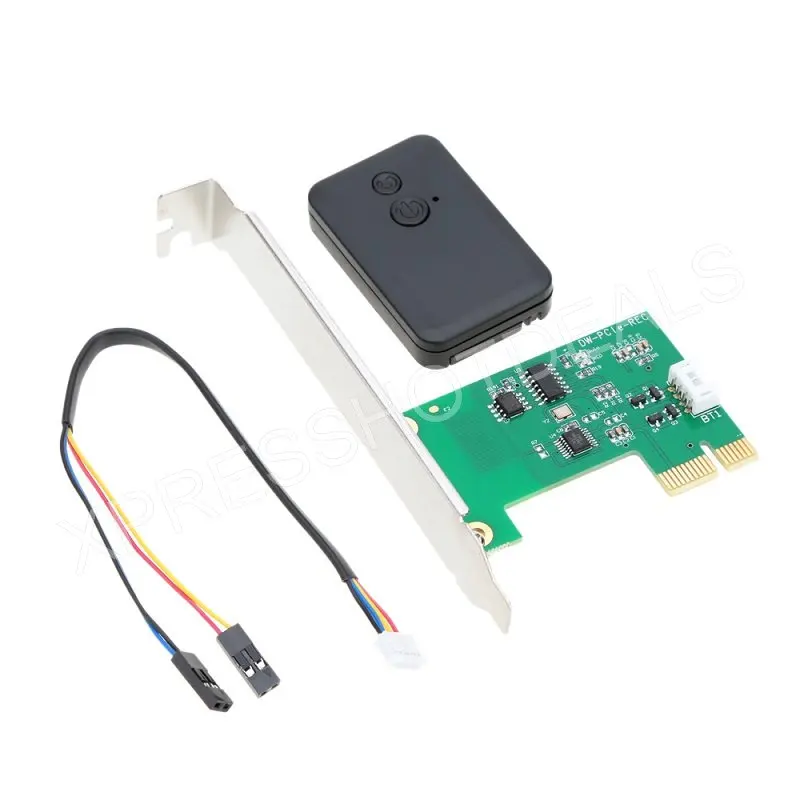 Desktop 2.4G Wireless Switch Turn On/Off Computer Remote Control PCI E