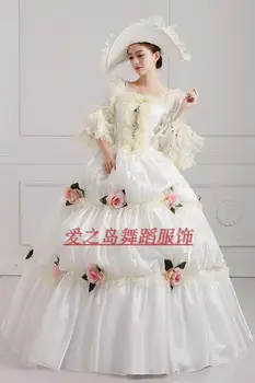 red victorian dress costume