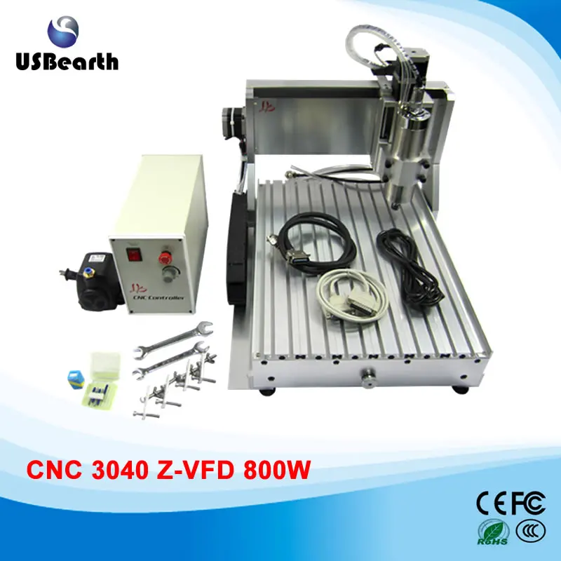 

Ball Screw Engraving Drilling and Milling Machine LYCNC3040Z-VFD with 800W Spindle, free tax to Russia