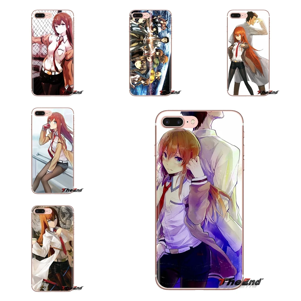 Steins Gate Amane Suzuha для Sony Xperia Z Z1 Z2 Z3 Z5 compact M2 M4 M5 C4 E3 T3 XA Huawei Mate 7 8 Y3II мягкие прозрачные