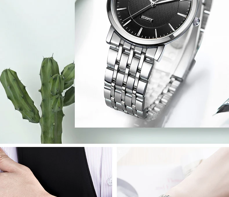 LONGBO любителей кварцевые часы женские подарки пара аналоговые часы Для мужчин Сталь Наручные часы модные Повседневное Для женщин часы 80279