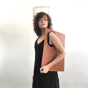 

Bags for women handbag designer Niche design new women's bag minimalist cold ring shoulder bag personalized clutch