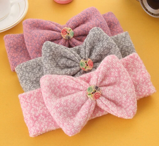

2016 Newborn Hair Accessories Headband Bowknot Hair Band Button Elastic Bandana Baby Girls Headbands Bandeau bebe