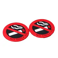 

50MM Diameter 3M Film Material Car Decoration Car No Smoking Car Stickers