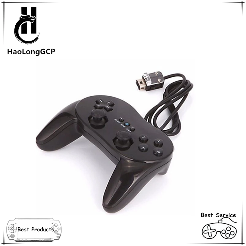 

Two pieces Dual Analog Wired Game Controller Pro For Nintendo Wii Remote Second generation Game Controller Gamepad For Wii