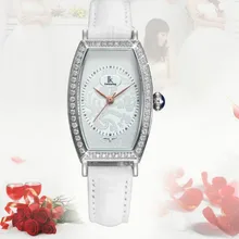 Tonneau Quartz Watches Day Genuine Leather Wristwatch Gift Orignal Box With Gift Box