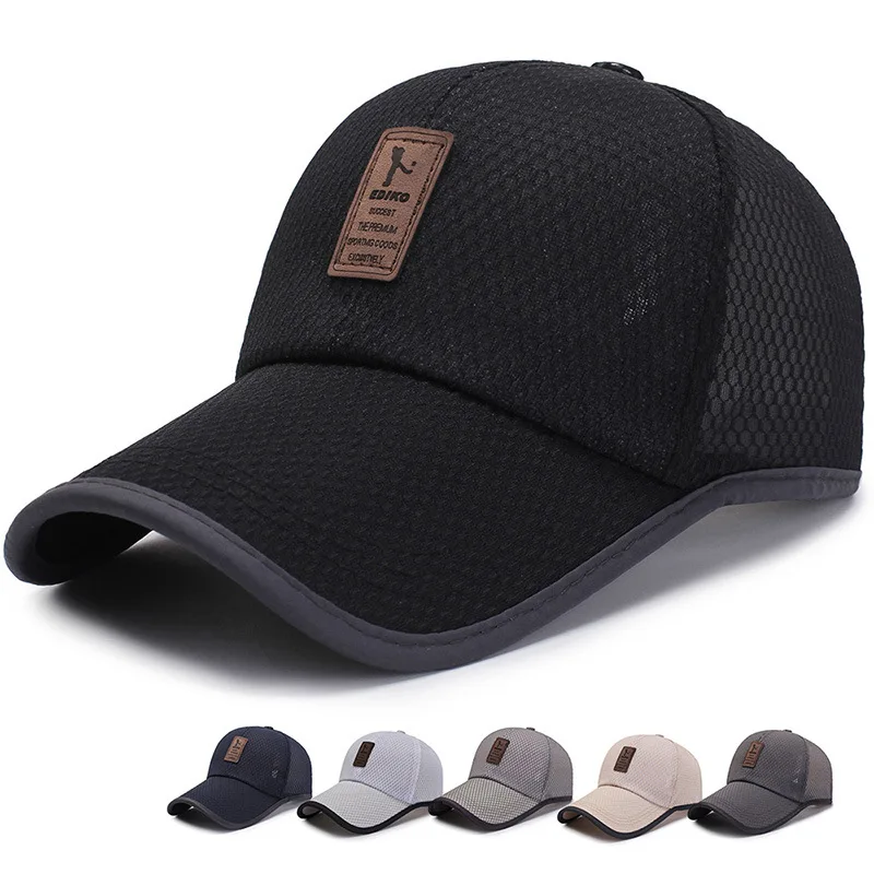 Летняя дышащая сетчатая бейсбольная Кепка Snapback кепка для мужчин и женщин