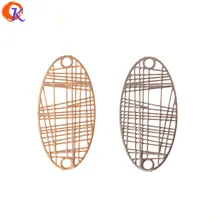 Cordial Design 100Pcs 12*24MM Jewelry Accessories/Earrings Parts/Oval Shape/Sheet Copper/DIY Making/Hand Made/Earring Findings