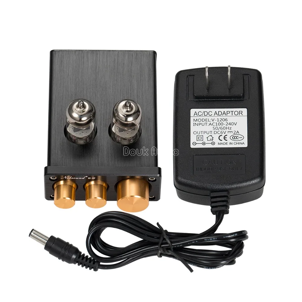 Douk аудио hi fi 6J1 трубный предварительный усилитель стерео класс а мини для