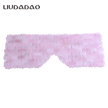 

Natural Crystal Eye Rose Quartz Massager Tools Eye Mask Jade Smooth Relax Care For Women Beauty Eye Mask Relaxation Massager