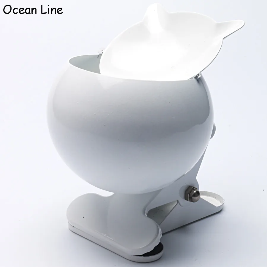 Portable Novelty Practical Home Metal Ashtray with Lids and Clip