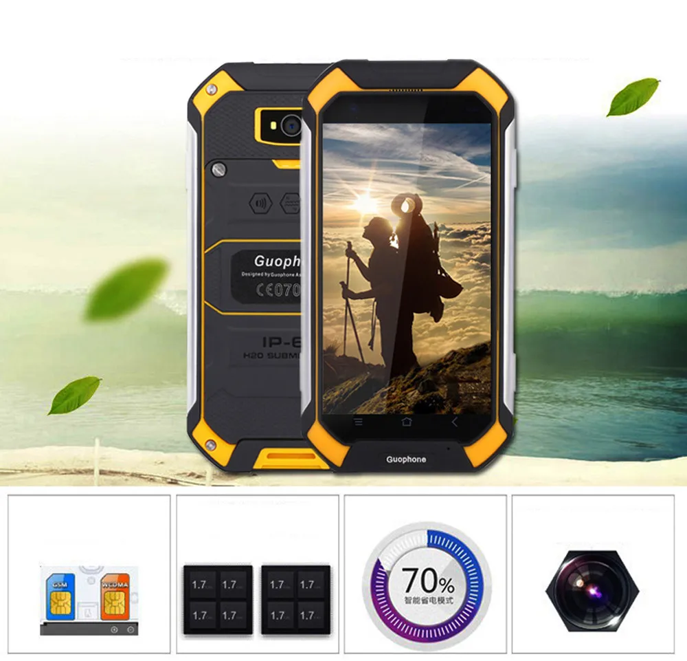 Оригинальный аккумулятор для телефона Guophone v19 4500 мАч смартфона GuoPhone V19 Android MTK6580 Quad