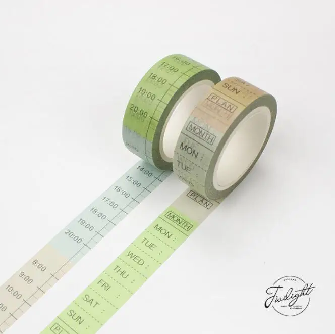 24 pcs/lot TheTwilight Saga Date Time Plan Washi Tape Adhesive DIY Scrapbooking Sticker Label Masking | Канцтовары для офиса и