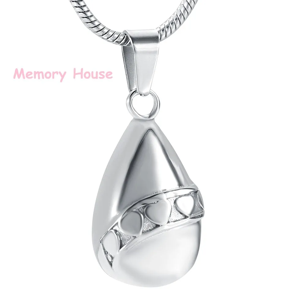 Teardrop cremation necklace Clearance