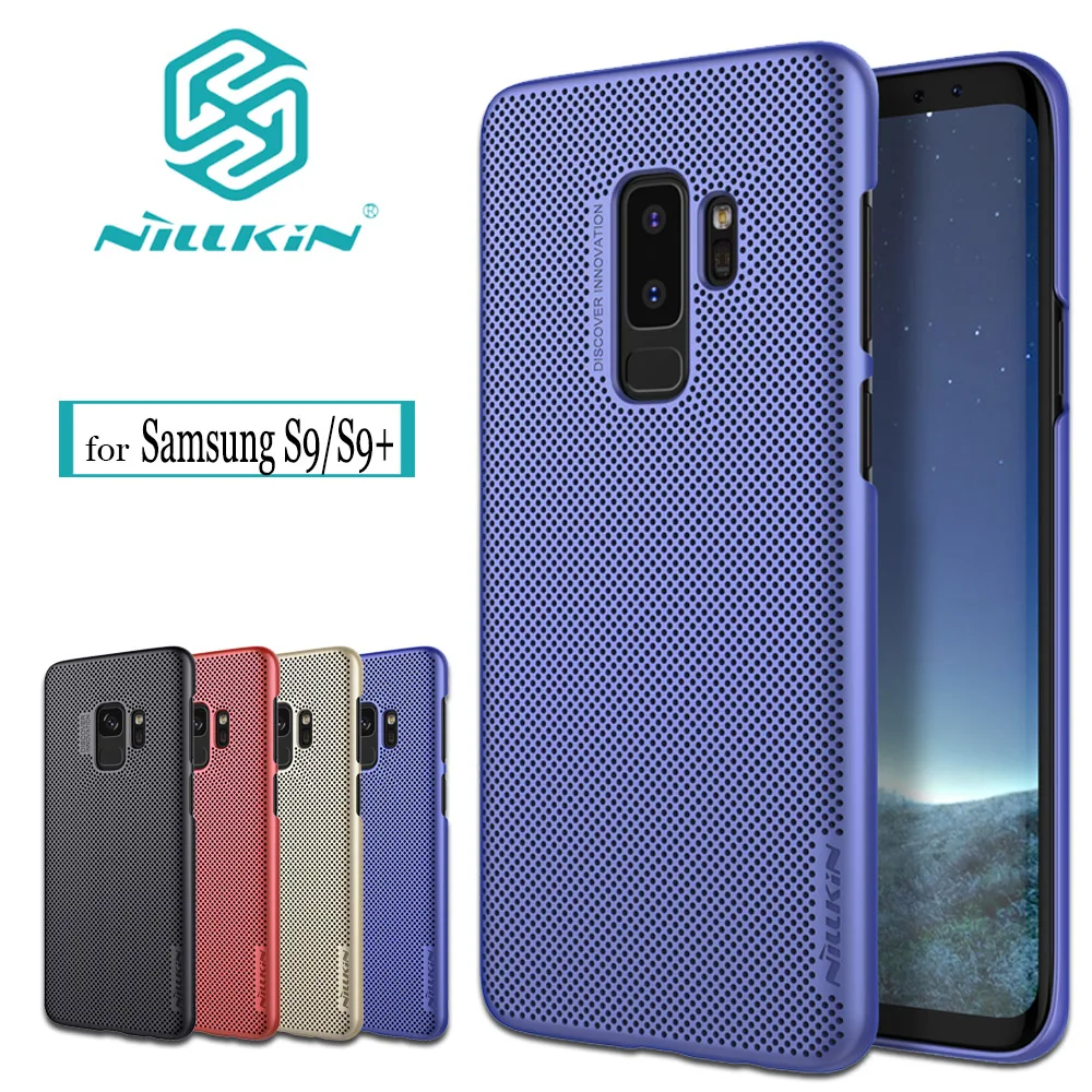 

Nilkin For Samsung S9 Plus Case NILLKIN Heat Dissipation Air Case Luxury Hard PC Plastic Full Cover for Samsung Galaxy S9 / S9+