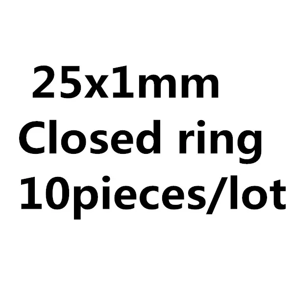 Позолоченные закрытые кольца, складывающееся кольцо, ювелирные аксессуары, самодельные ювелирные изделия J2237 - Цвет: 10pieces