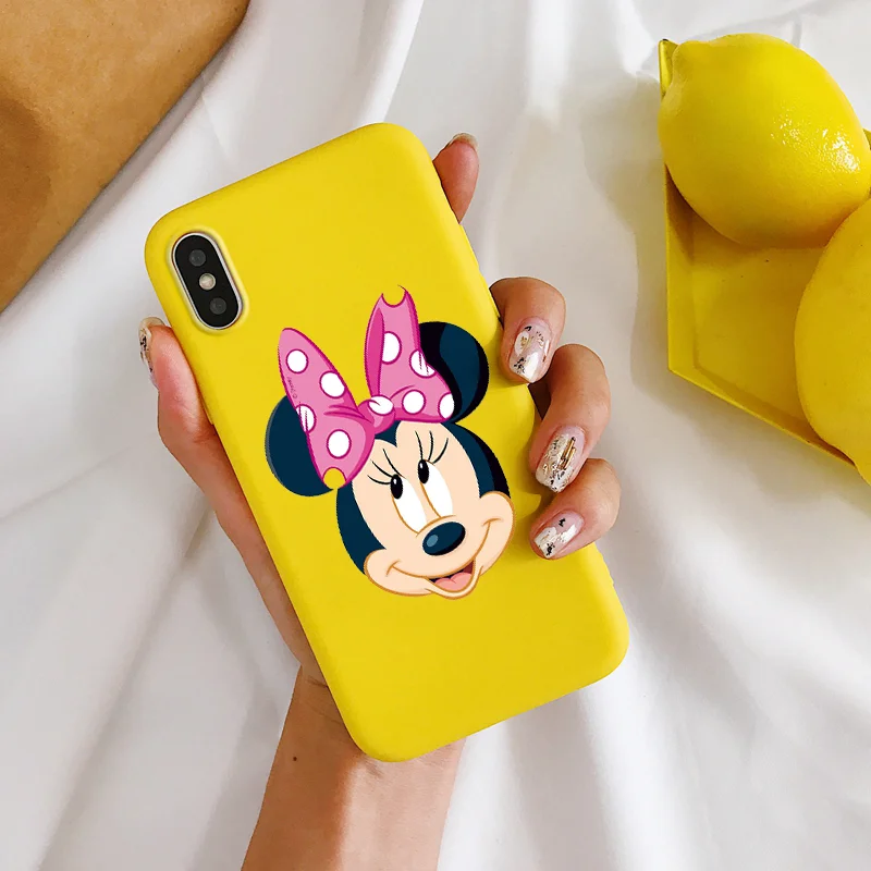 

Mickey Mouse Silicone Soft TPU Phone Cases For iPhone5 5s se 6 6p 6s 8 8Plus X 7 7Plus XR Xs Max