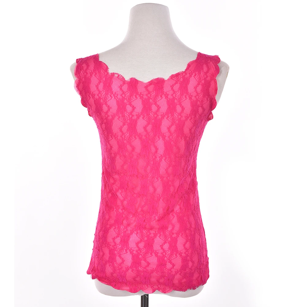 

Summer Women Sexy Lace Tank Tops Vest Causal Sleeveless Crochet Slim Vest Fitness Crop Top