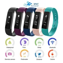 ID115 умный Браслет фитнес-трекер Браслет Шагомер совместимый Smartband водонепроницаемый монитор сна наручные часы Wekker