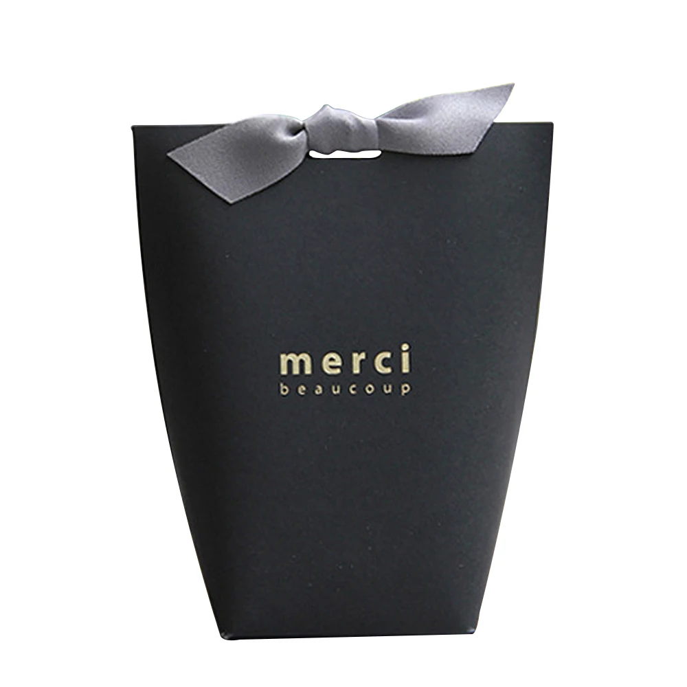 

100Pcs Tags for Sale 5Pcs / Set Fashion Paper Gift Bags Gift Bag with Ribbon Holiday Decor Gift Wrap Home Storage & Organization