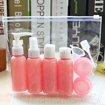 

Refillable Travel Bottles Set Package Cosmetics Bottles Plastic Pressing Spray Bottle Makeup Tools Kit For Travel Vaporizer J74
