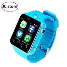 Children Security Anti Lost GPS Tracker smart watch V7K 1.54” With camera facebook Kids SOS For Iphone&Android xiaomi PK Q90