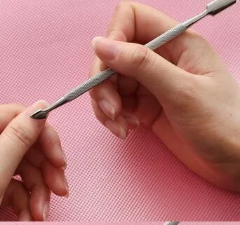 

2000 pcs Stainless Steel Cuticle Remover Double Sided Finger Dead Skin Push Nail Cuticle Pusher Manicure Pedicure Care Tool