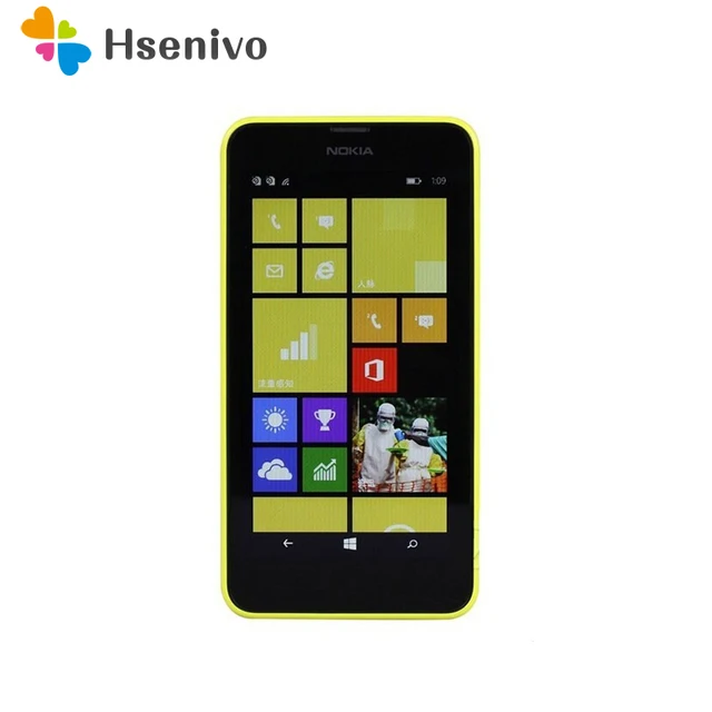 Best Offers Original Nokia Lumia 630 Cell Phones 4.5" Windows Phone 8.1 Snapdragon 400 Quad Core 1.2GHz IPS 512MB+8GB Dual Sim Free shipping