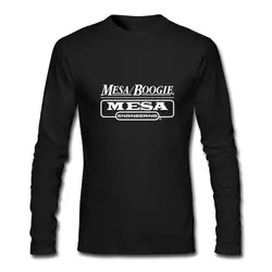 Новый Меса Boogie двойной выпрямитель Amp с длинным рукавом черный для мужчин & #039; s футболка XS-2XL
