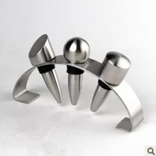 Из нержавеющей стали Винные пробки 3 шт. комплект